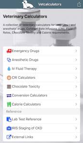 Calculators for emergency and anesthetic drugs, constant rate infusions (cri), iv fluid rates, chocolate toxicity, calorie requirements for dogs and cats and unit conversion (including weight, temperature, body surface area, mg to ug, cc's to ounces's, cm's to inches). Calorie Requirement Calculator