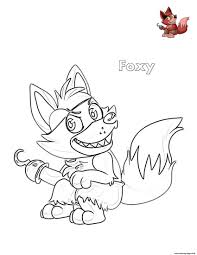 Cute Foxy Fnaf Coloring Pages Printable Coloring Home Fnaf Coloring Pages Cartoon Coloring Pages Coloring Pages