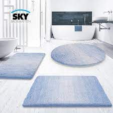 Die duschmatte aus holz oder bambus sollten sie hingegen regelmäßig von staub befreien und mit einem weichen tuch abwischen. Badezimmerteppich 5 Grossen 7 Farben Dayton De