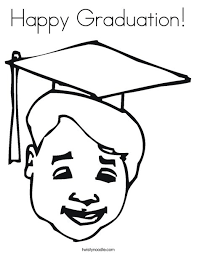 Printable graduation class of 2019 clipart. Happy Graduation Coloring Page Twisty Noodle