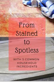 This should remove any stains as well. How To Clean Your Stained Cutting Boards