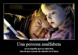 Una persona analfabeta