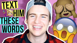 Do you act flirty and interested, or do for a text that's cute, but keeps things lighthearted: 5 Ways To Tell A Guy You Like Him Over Text Use These Words Youtube