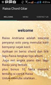 Am em yang slalu akan kunyanyikan f d sebagai tanda betapa. Raisa Chord Gitar For Android Apk Download