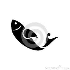 Isolated Fish Icon Or Logo Vector Design Silhouette On White Background Fish Logo Fish Icon Vector Design