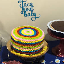 Taco sobre un bebé Cake Topper Fiesta Baby Shower