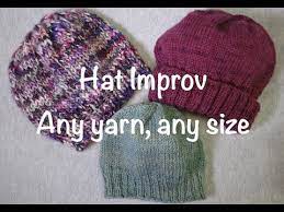 How To Knit A Hat Without A Pattern Technique Tuesday Youtube Knitted Hats Hat Knitting Patterns Knitting