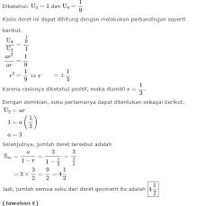 17 Contoh Soal Deret Geometri Tak Terhingga Beserta Jawaban Kumpulan Contoh Soal
