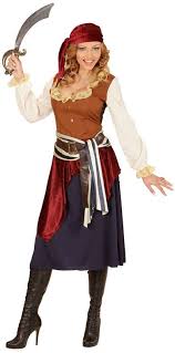 Nicht nur fasching und karneval, sondern auch pirat schminken zu halloween / fasching: Seerauberbraut Piratin Kostum Deluxe Party De