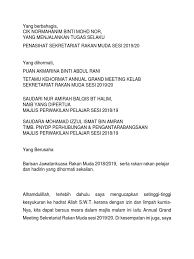 Teks ucapan pengerusi majlis mesyuarat agong pibg 2014 ‫السلم‬‫عليكم‬‫ورحمة‬‫ا‬‫وبركاته‬ perhatian jemputan sebelum majlis perhatian kepada semua hadirin yang dihormati sekalian… • semua hadirin diminta berdiri dan mengalunkan selawat keatas junjungan besar nabi muhammad s.a.w apabila. Teks Ucapan Mantan Presiden Agm