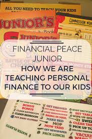 Financial Peace Junior How We Are Teaching Personal Finance To Our Kids Pam Gann Financial Peace Personal Finance Finance