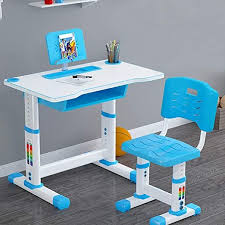 Kids Desk Children Writing Student Desk Drafting Table Height Adjustable Study Table And Chair With Drawers Storage Desk And Chair Set Kids Study Desk Kid Desk