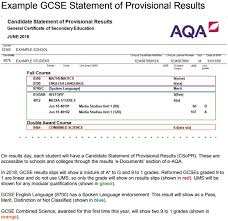 The international general certificate of secondary education (igcse) is an english language based examination similar to gcse and is recognized in the united kingdom as being equivalent to the gcse for the purposes of recognizing prior attainment. Aqa On Twitter Here S An Example Of The Aqa Gcse Results Slip If You Need More Information About Result Slips And Certificates Please Visit Our Website Https T Co Dfwa6mhury Gcseresultsday2018 Gcseresultsday Resultsday2018 Https T Co
