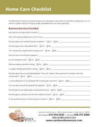 Homecare Checklist With Images Home Care Agency Home Inside Non Medical Home Care Business Plan T Home Care Agency Home Health Care Business Plan Template