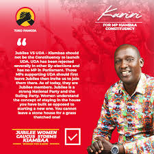 He termed the showdown between the jubilee party and united democratic alliance (uda) as a friendly match. Felix Njika C On Twitter Kiambaa Residents Have Decided It S Jubilees Territory Jubilee Will Emerge The Winner In This By Election Kiambaanijubilee Womenforkariri Https T Co Ggxjtggn4g