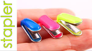 Diy Miniature Stapler Diy Videos Tutorials Miniatures Barbie Diy