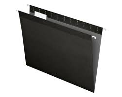 Tops products proudly continues our legacy of american innovation at seven major us manufacturing, distribution, corporate and customer service facilities. Pendaflex Reinforced Hanging Folders Letter Size Black 1 5 Cut 25 Bx