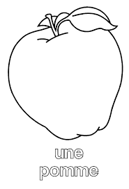 Automne En Maternelle La Pomme Coloriage Fruits Coloriage Pomme Theme Pomme
