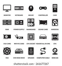 About basic computer hardware every part of your computer is the result of years of research and development. Computer Hardware Icons Kostenloser Download Png Svg Gif