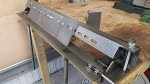 Home Made Box Pan Brake For Bending Sheet Metal Sheet Metal Fabrication Sheet Metal Metal Bending Tools