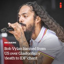 Bob Vylan have had their US visas revoked ahead of a tour later in the year  over their anti-IDf chant at Glastonbury Read more: https://trib.al/Zpnh4Mo