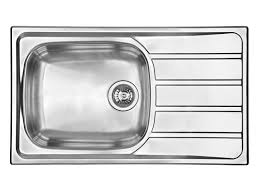 Evier 1 bac sous plan ou a fleur de plan. Evier En Inox 1 Bac 1 Egouttoir Rock Vente De Evier Et Mitigeur Conforama