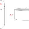 In the figure above, adjust the height and diameter of the cylinder and note how the surface area is calculated. 1