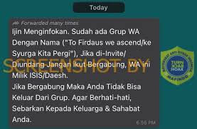 We did not find results for: Turn Back Hoax Salah Grup Whatsapp To Firdaus We Ascend Atau Ke Syurga Kita Pergi Milik Isis Kabarpolitik Com