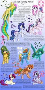 G1 Ponies Character Sheet Page Three By Starbat On Deviantart My Little Pony Drawing My Little Pony Pictures Pony