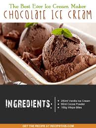 ice cream maker chocolate ice cream