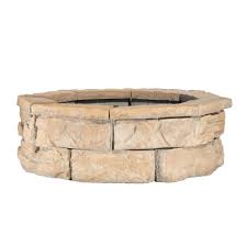 Fire Pit Kits Hardscapes The Home Depot Fire Pit Kit Stone Fire Pit Outside Fire Pits