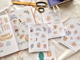 This cute sticker printable features an array of beautiful washi tape stickers with a pale pink background and violet dots. Looking For Free Printable Stickers For Bullet Journaling Mellow Days