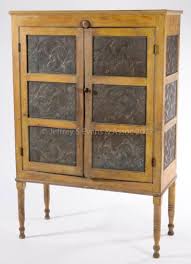 jeffrey evans 6 17 17 lot 1325 est 2 000 3 000 realized 6 435 description rockingham co shenandoah valley o pie safe southern furniture punched tin