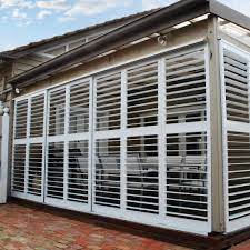 polar shutters bunnings outdoor shutters outdoor pergola decks and porches