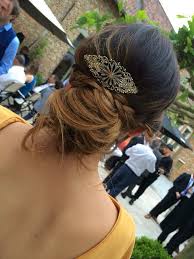 Chignon Tie And Dye Mariage Wedding Chignon Mariage Chignon Coiffure