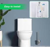 Kit di ricambio per sistema di scarico WC, 4 pezzi, 1 valvola di scarico +  1 valvola di ingresso dell'acqua + 2 viti in rame, ricambio regolabile in  ...