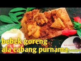 Resep sambal lalapan bebek goreng : Resep Masakan Bebek Goreng Cabang Purnama Surabaya Youtube