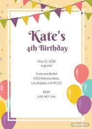 Adobe spark makes it easy to design custom birthday invitations. 184 Free Birthday Invitation Templates Customize Download Template Net