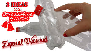 3 Ideas Para Reciclar Botellas De Plastico O Botellas Pet Especial Navidad Manualidades On