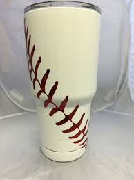Make waterproof stickers with cricut. 30oz Ozark Cup Powder Coated White Vinyl Laces Yeti Cup Designs Yeti Cup Designs For Men Tumbler Cups Diy