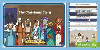 Consequently, we would be still separated from the father by sin. Christmas Nativity Story Posters Ks1 The Christmas Story