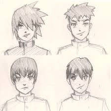 Check out the coolest anime hairstyles for guys including hairstyles with mohawks, bangs and side partings. Draw Manga Man Hair 4 Different Ways Drawing And Digital Painting Tutorials Online