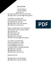 My Baby Just Cares For Me Pdf