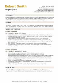 Think of your summary as a short sales pitch. Design Engineer Resume Samples Qwikresume