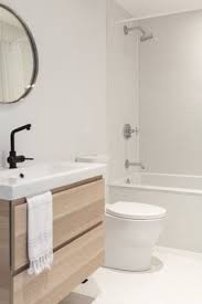 warm scandi inspired minimalist perfection in an all white toronto home bathroom renovation cost scandi bathroom bathroom design small minimalist