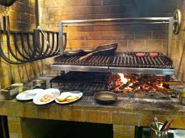 Wood Fire Grill Wood Grill Outdoor Kitchen Fire Cooking