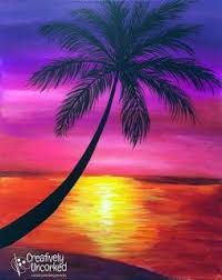 Galleries Creatively Uncorked Sunset Painting Art Painting Summer Painting