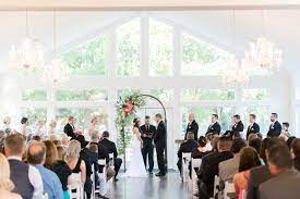 Green And White Wedding With Open Windows In The Lone Star Mansion Ballroom Dfw Wedding Venues Dfw Wedding Wedding Venues