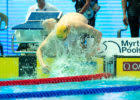 Gebbie finished with a time of 49.64 seconds, eclipsing the previous record of 49.94 he set in the 2019 fina world championships in south korea. Luke Gebbie