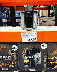 Capsules vertuo nespresso coffee decaffeinated(30). Nespresso Vertuo Coffee And Espresso Maker Only 159 99 Costcodeals Costco Price And Availability May Vary Nespresso Costco Deals Nespresso Costco